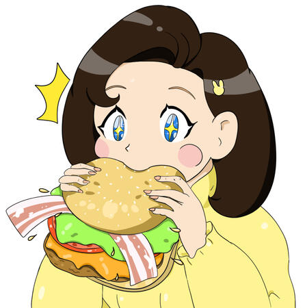 Burger Love Twitch Emote